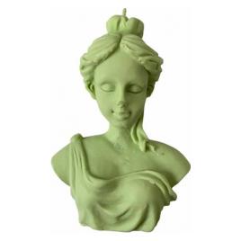 Lumanare stil statueta Venera fistic handmade 11cm