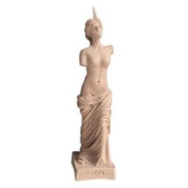 Lumanare stil statueta Venus roz handmade 16cm