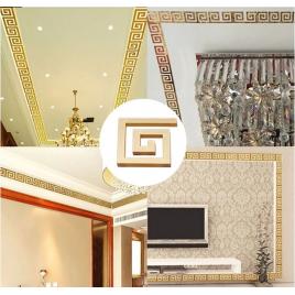 Set oglinzi design versace - oglinzi decorative acrilice gold plated 10 buc/set