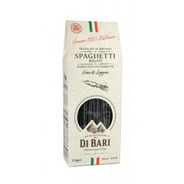 Paste italiene spaghetti rigati al nero di seppia di bari 250g