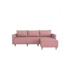 Canapea pe Colt Aybuke  202x70 cm roz