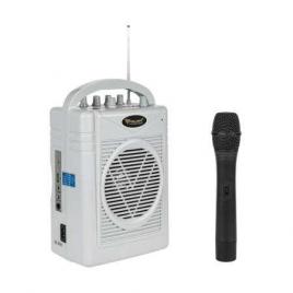 Kit microfon portabil wireless cu boxa portabila