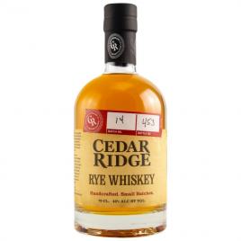 Cedar ridge rye whiskey, whisky 0.7l