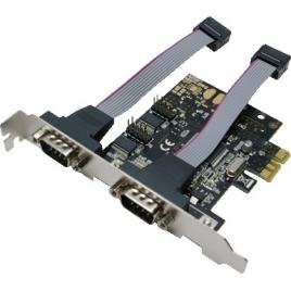 Card adaptor LOGILINK, PCI-Express la 2 x SERIAL DB9M