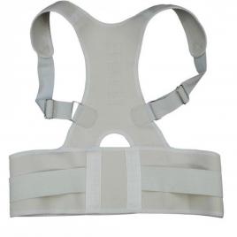Centura corset magnetic pentru corectarea spatelui si a coloanei, marime s, bej