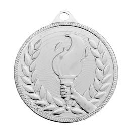 Medalie Flacara Olimpica Argintiu cu 5 cm diametru