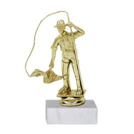 Trofeu Figurina Pescar cu inaltime 16 cm