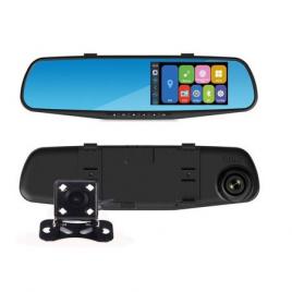 Camera auto dvr incorporata in oglinda retrovizoare dubla(fata/spate) fullhd senzor g