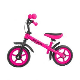 Bicicleta fara pedale pentru copii 2-5 ani, 12 inch, Roz, Cu frana de mana si sezut reglabil