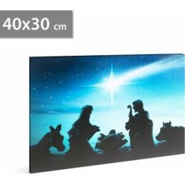 Tablou decorativ cu LED - 40 x 30 cm