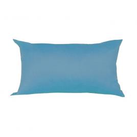 Perna decorativa dreptunghiulara, 50x30 cm, plina cu puf mania relax, culoare albastru