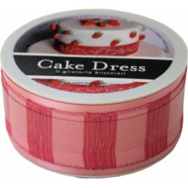 Banda decorativa textila Cake Dress pentru torturi si prajituri 4.5cm x 10m Champagne roz