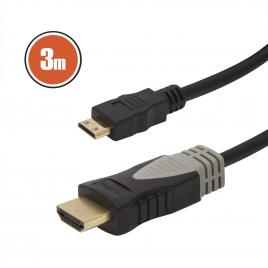 Cablu mini hdmi ? 3 mcu conectoare placate cu aur
