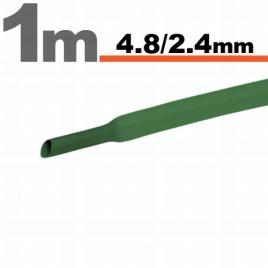 Tub termocontractibil verde ? 48 / 24 mm