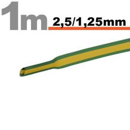 Tub termocontractibilgalben-verde ? 25 / 125 mm