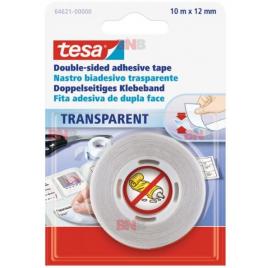 Banda dublu adeziva TESA transparent 10 m x12 mm  by Just 4 Offfice