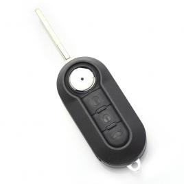 Fiat - carcasa cheie tip briceag 3 butoane negru