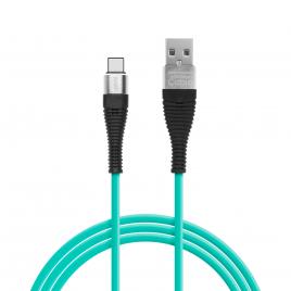 Delight - cablu de date - usb type c - înveliş siliconic 4 culori 1 m