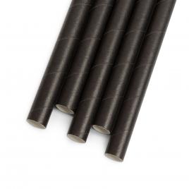 Family pound - pai pt. bauturi hartie – negru - 197 x 6 mm 150 buc./pachet