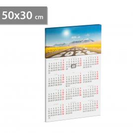 Calendar de perete cu led - 2 x aa 50 x 30 cm