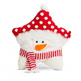 Pernă decorativă de crăciun - om de zăpadă - 35 x 42 cm