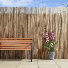 Gard paravan imitatie bambus decorativ 2.5m x 6m Plant Master