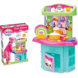 Set jucarii cu accesorii bucatarie pentru copii Candy Ken