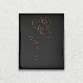 Trandafir inflorit, 21×30 cm