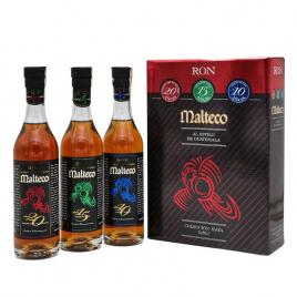Malteco set rum, rom 3×0.2l
