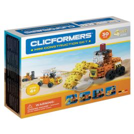 Set de construit clicformers- mini set cu vehicule de santier