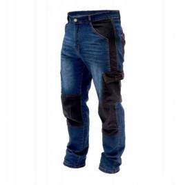Pantaloni de lucru tip blugi slim fit model denim marimea s 48 dedra