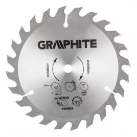 Disc circular vidia  24 dinti 150  mm graphite