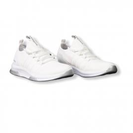 Sneakers Letoon Alb din material textil flexibil 2104