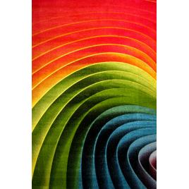 Model spiral 11006, covor dreptunghiular, multicolor
