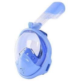 Masca snorkeling cu tub pentru copii albastra marime xs