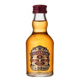 Chivas regal 12 ani, whisky 0.05l