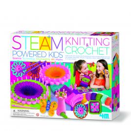 Kit stiintific - tricotat si crosetat steam kids