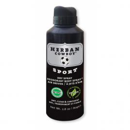 Deodorant spray pentru barbati Sport cu  protectie maxima, HERBAN COWBOY, 80 gr