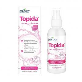 Spray tratament pentru igiena intima Salcura Topida, infectii fungice, reglare PH, 50 ml
