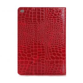 Husa de protectie tableta Ipad rosie, imitatie piele Crocodil, 24 x 17, Vivo