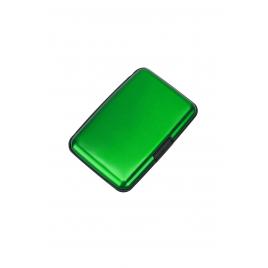 Portcard securizat RFID, aluminiu, verde, T1841