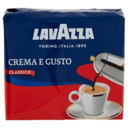 Cafea italiana lavazza crema e gusto classico 2 x 250g