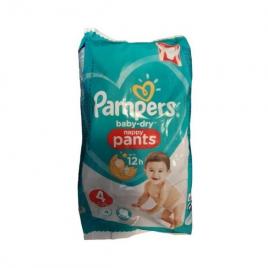Scutece-chilotel Pampers Baby-Dry Nappy Pants Marimea 4, 9-15kg, 72 scutece