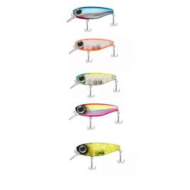 Set 5 Voblere Suspending Minnow pescuit clean, biban, pastrav, diferite culori, 38mm 2.7g, carlige duble, model 1