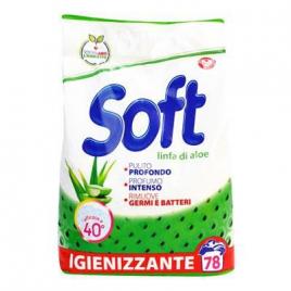 Detergent praf pentru rufe soft aloe vera 3,90 kg, 78 utilizari