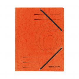 Dosar carton plic a4, inchidere cu elastic, culoare portocaliu