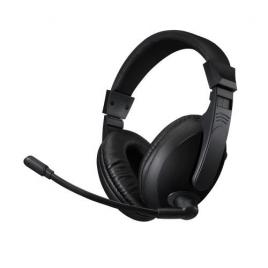 Adesso stereo usb multimedia headphones with microphone and built-in soundcard,