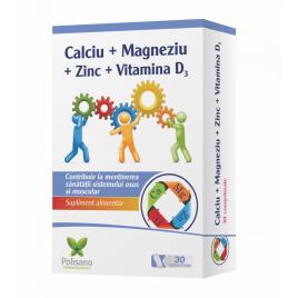 Calciu + magneziu + zinc + vitamina d3 - susținător al sănătății osoase,