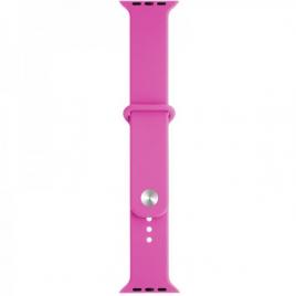 Curea compatibila apple watch 1/2/3/4, silicon, 42/44 mm roz fuchsia