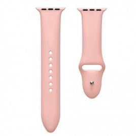 Curea compatibila apple watch 1/2/3/4, silicon, 42/44 mm roz pink